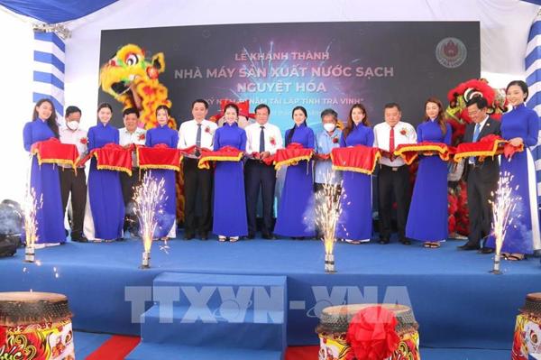 Trà Vinh đưa vào sử dụng Nhà máy sản xuất nước sạch Nguyệt Hóa